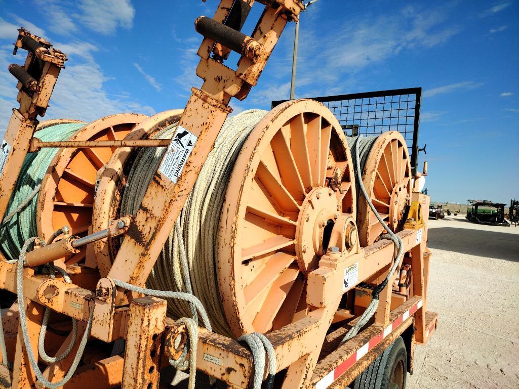 2008 Wagner Smith T-4DP-75 Drum Puller Trailer