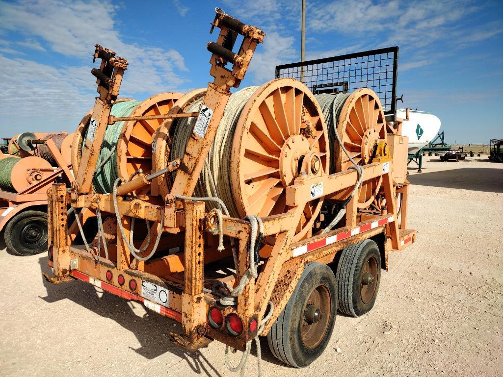 2008 Wagner Smith T-4DP-75 Drum Puller Trailer