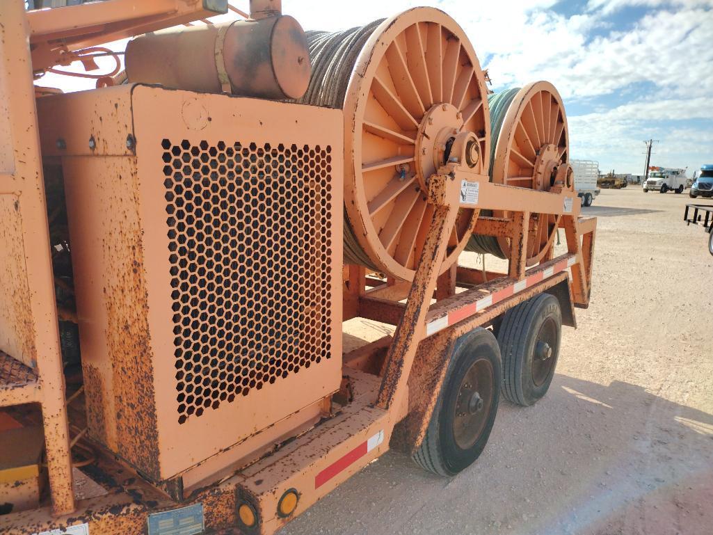 2008 Wagner Smith T-4DP-75 Drum Puller Trailer