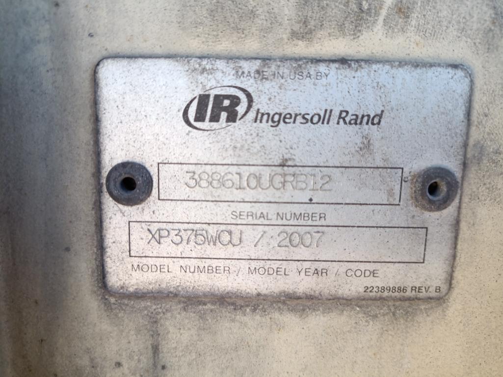 2007 Ingersoll Rand XP375WCU Air Compressor