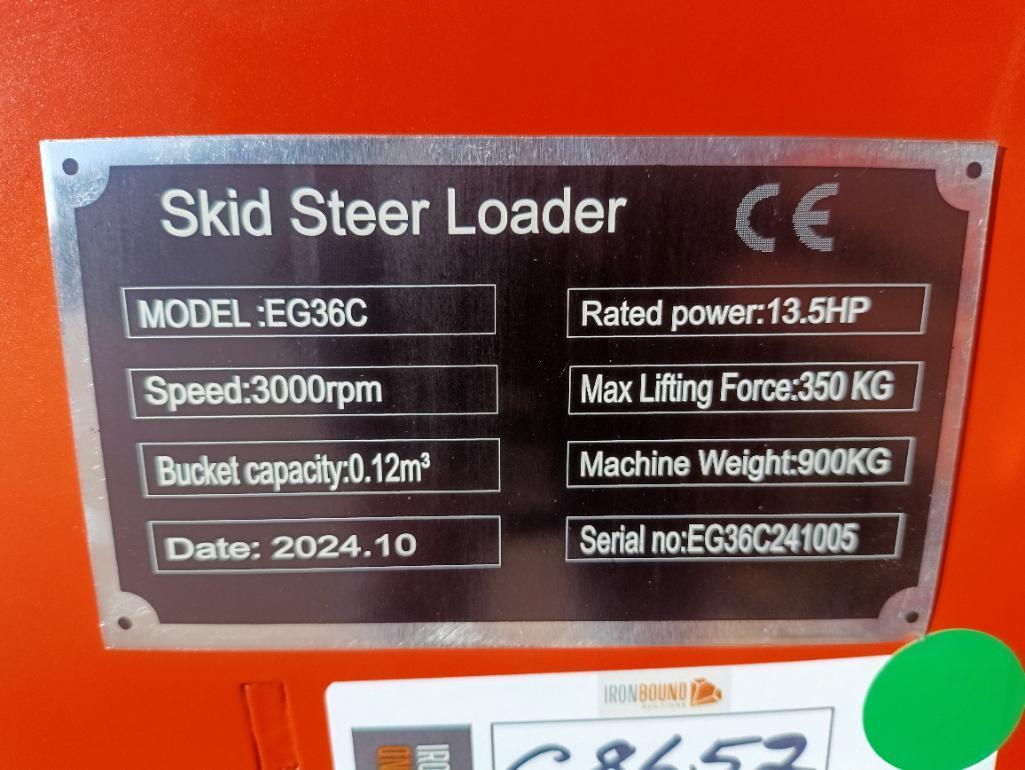 Unused 2024 EGN EG36C Mini Skid Steer Loader