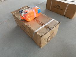 (10) Unused 2'' x 27FT Long Ratchet Straps