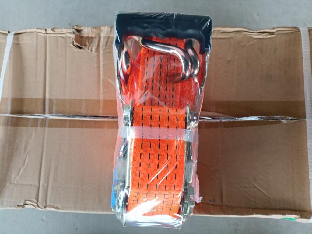 (10) Unused 2'' x 27FT Long Ratchet Straps