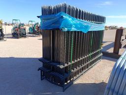 (24) Unused 10Ft Wrought Iron Fencing