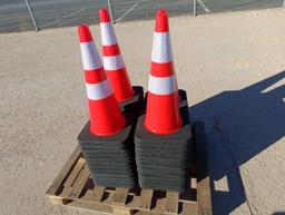 (50) Unused Safety Traffic Cones