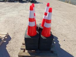 (50) Unused Safety Traffic Cones