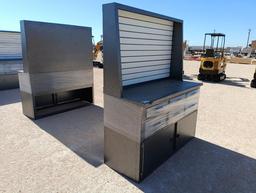 Unused 62'' Work Bench Cabinet