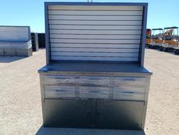 Unused 62'' Work Bench Cabinet