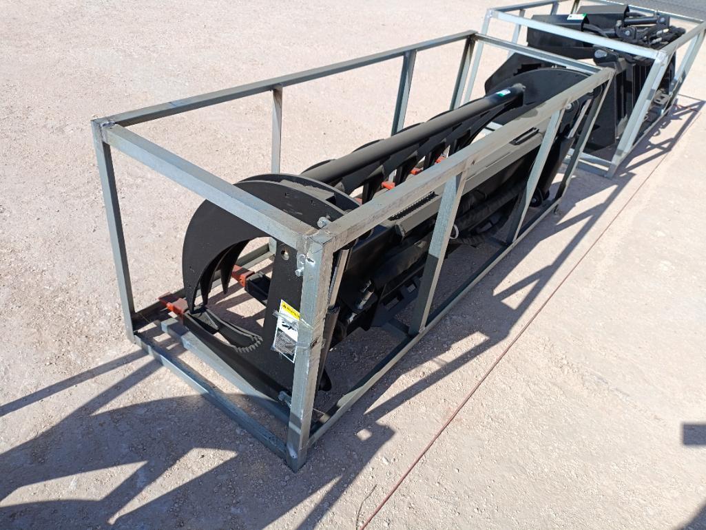 Unused 78" Hydraulic Root Grapple (Skid Steer Attachment)