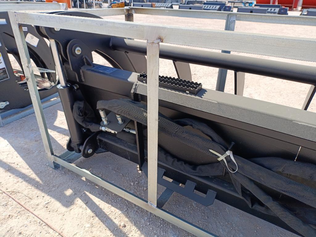 Unused 78" Hydraulic Root Grapple (Skid Steer Attachment)
