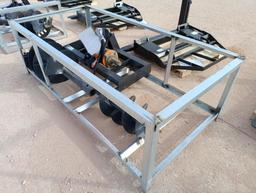 Unused Wolverine ADB-13-1218R Skid Steer Auger Drive w/(2) Auger Bits