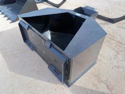 Unused 3/4'' CY. Concrete Placement Bucket