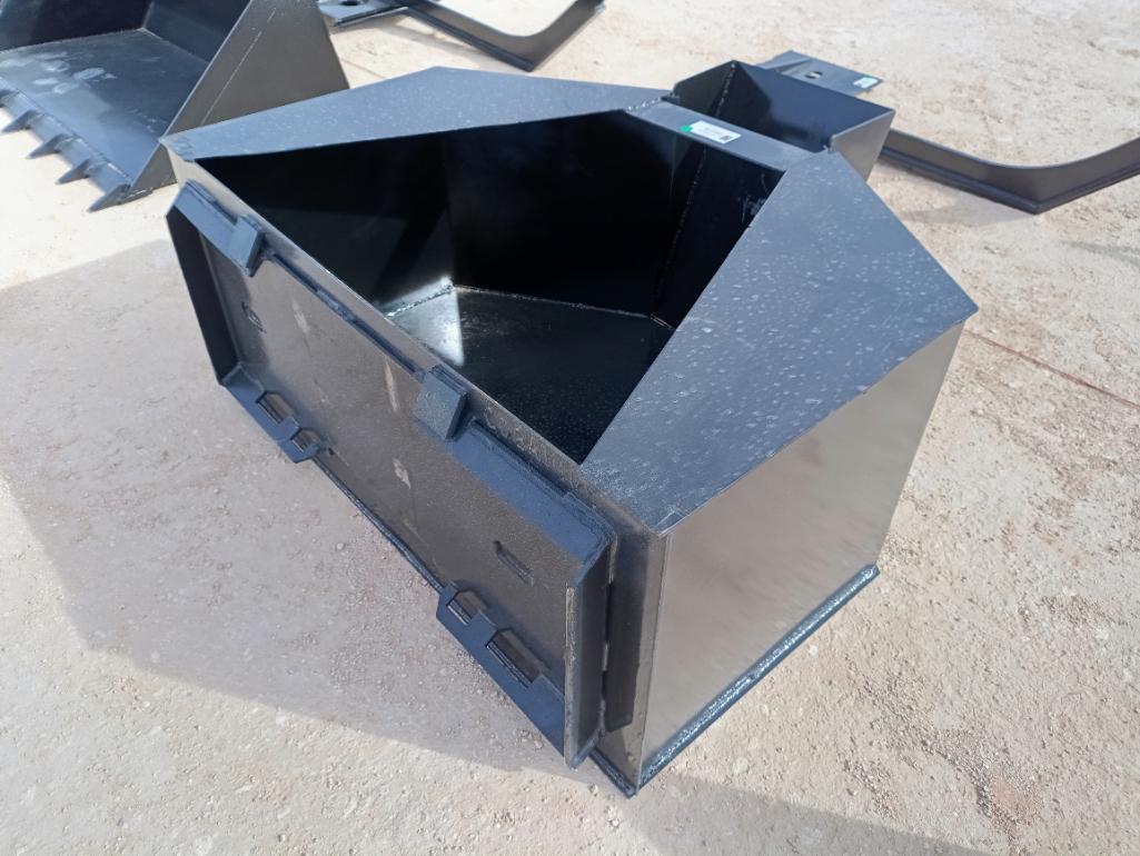Unused 3/4'' CY. Concrete Placement Bucket