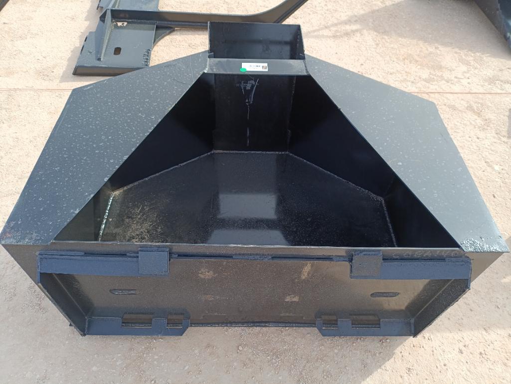 Unused 3/4'' CY. Concrete Placement Bucket