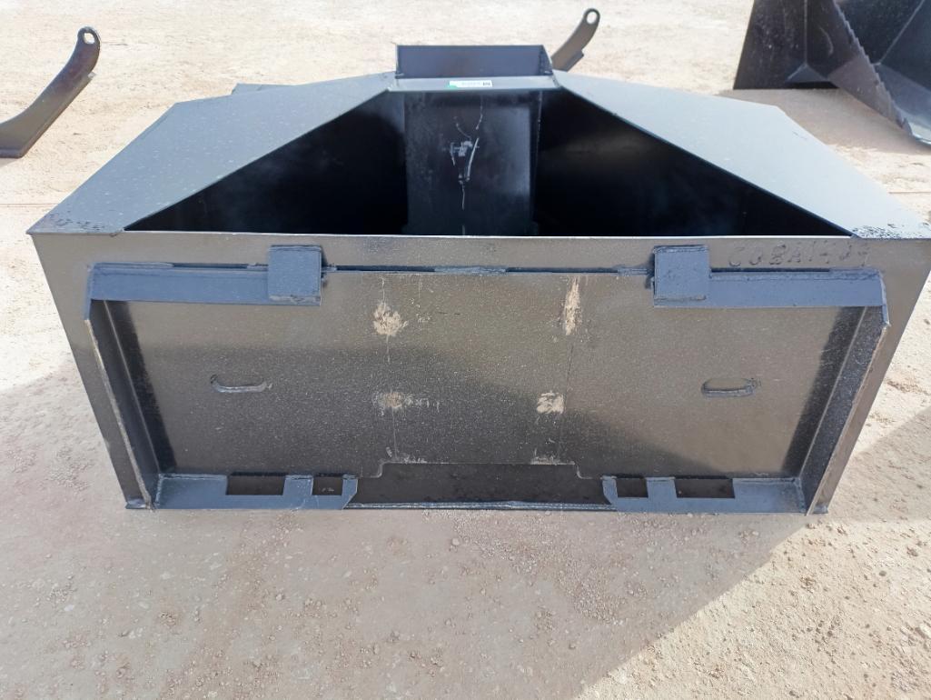 Unused 3/4'' CY. Concrete Placement Bucket
