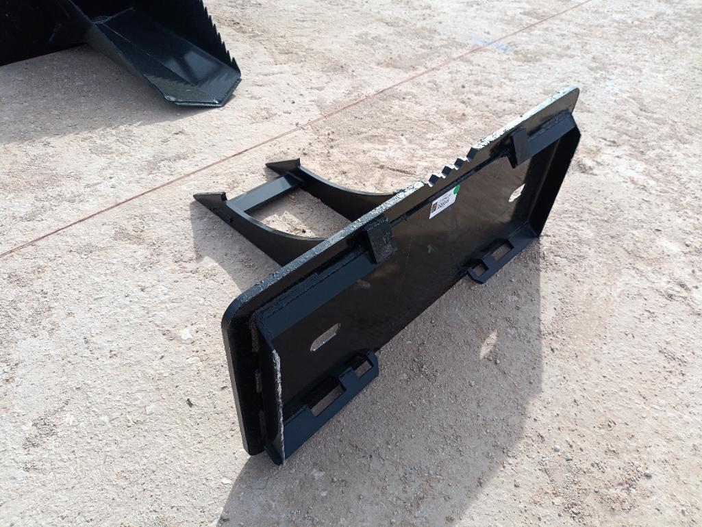 Unused Skid Steer Rock and Stump Digger