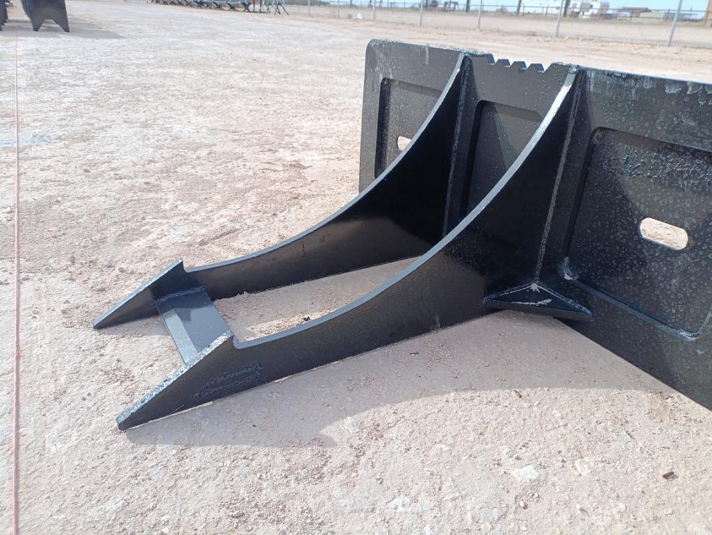 Unused Skid Steer Rock and Stump Digger