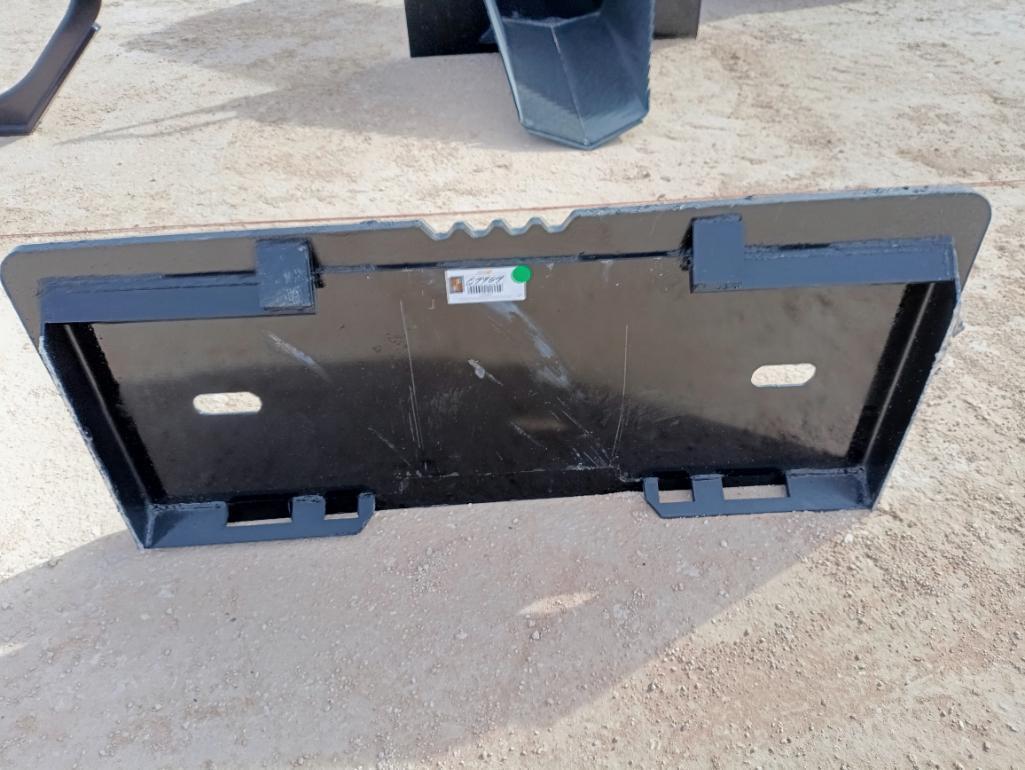 Unused Skid Steer Rock and Stump Digger