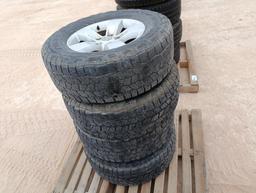 (4) Dodge Wheels w/Tires 265/70 R 17