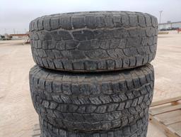 (4) Dodge Wheels w/Tires 265/70 R 17