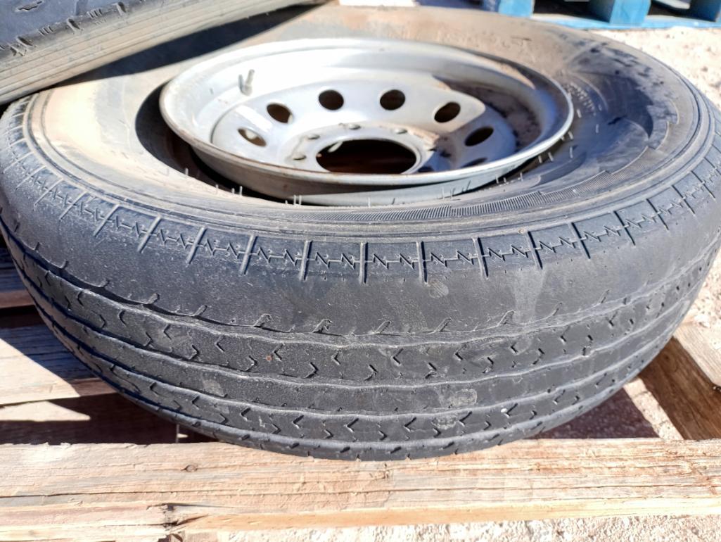 (2) R16 Trailer Wheels w/Tires