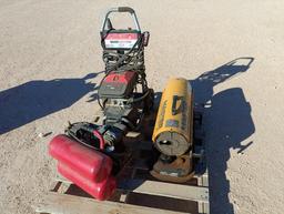 Master MH-80 Shop Heater, Air Compressor, Simpson Pressure Washer