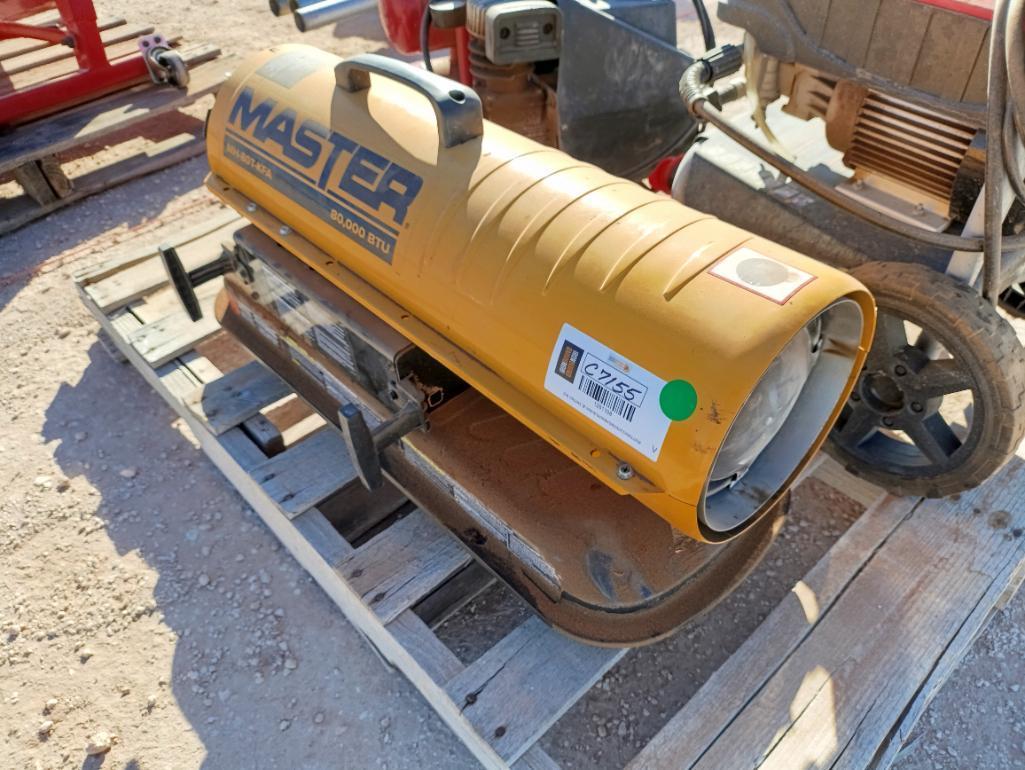 Master MH-80 Shop Heater, Air Compressor, Simpson Pressure Washer