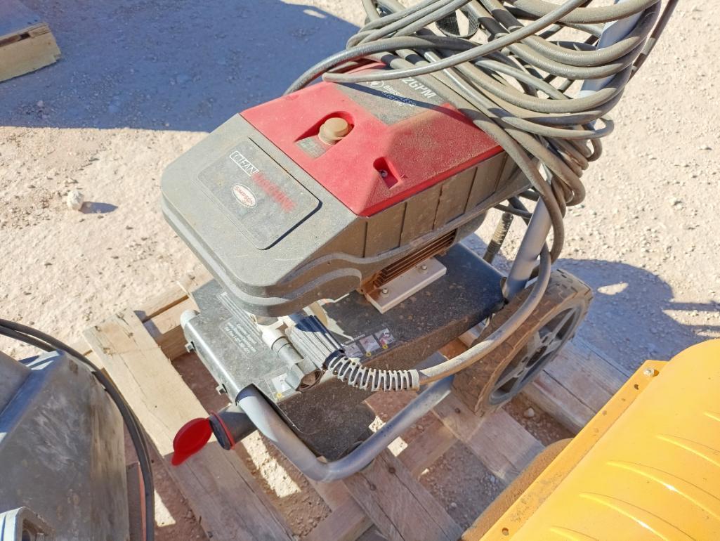 Master MH-80 Shop Heater, Air Compressor, Simpson Pressure Washer