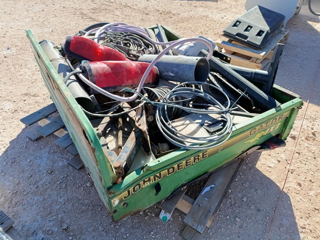 John Deere Gator Bed w/Misc Items