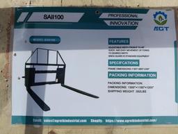 Unused AGT SAII100 Pallet Forks (Skid Steer Attachment)