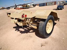 Single Axle Chassis Trailer