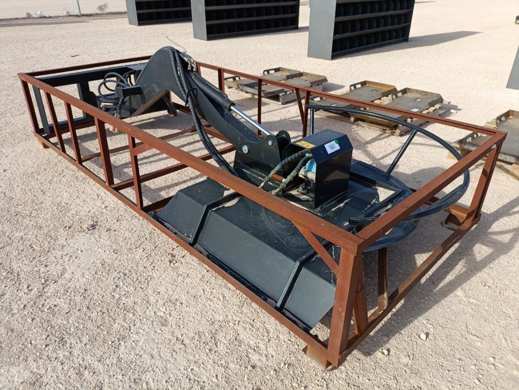 Unused Topcat BDRC-48 Adjustable Swing Mower ( Skid Steer Attachment )