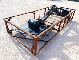 Unused Topcat BDRC-48 Adjustable Swing Mower ( Skid Steer Attachment )