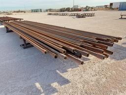 Approx (45) Joints of 2 7/8'' Plastic Lined Steel Pipe