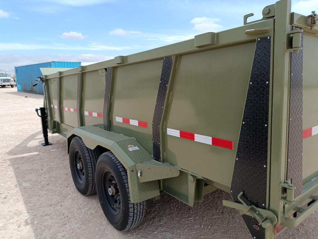 Unused 2025 Gitesa 16Ft Gooseneck Dump Trailer