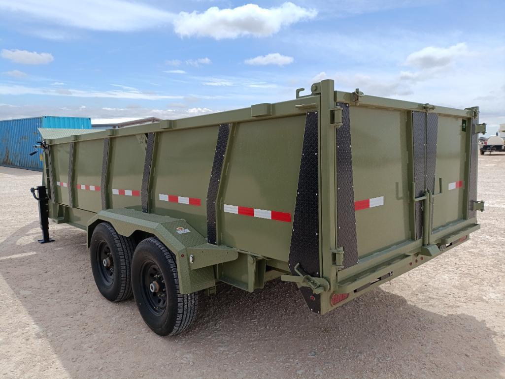 Unused 2025 Gitesa 16Ft Gooseneck Dump Trailer