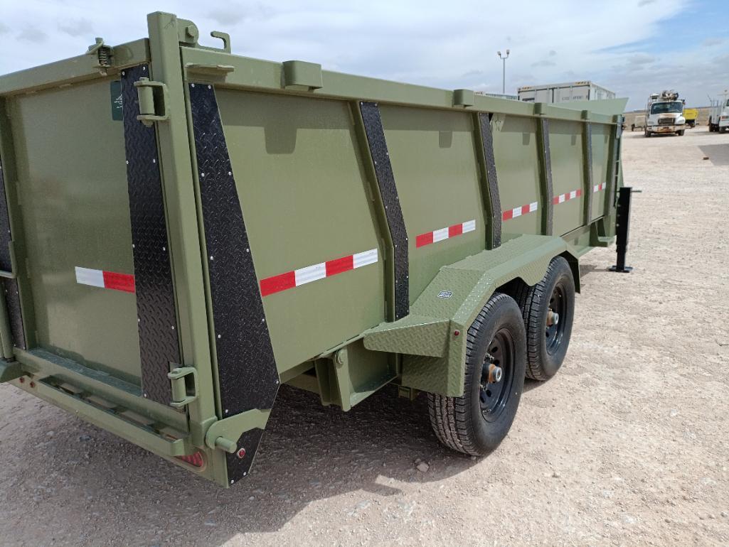 Unused 2025 Gitesa 16Ft Gooseneck Dump Trailer