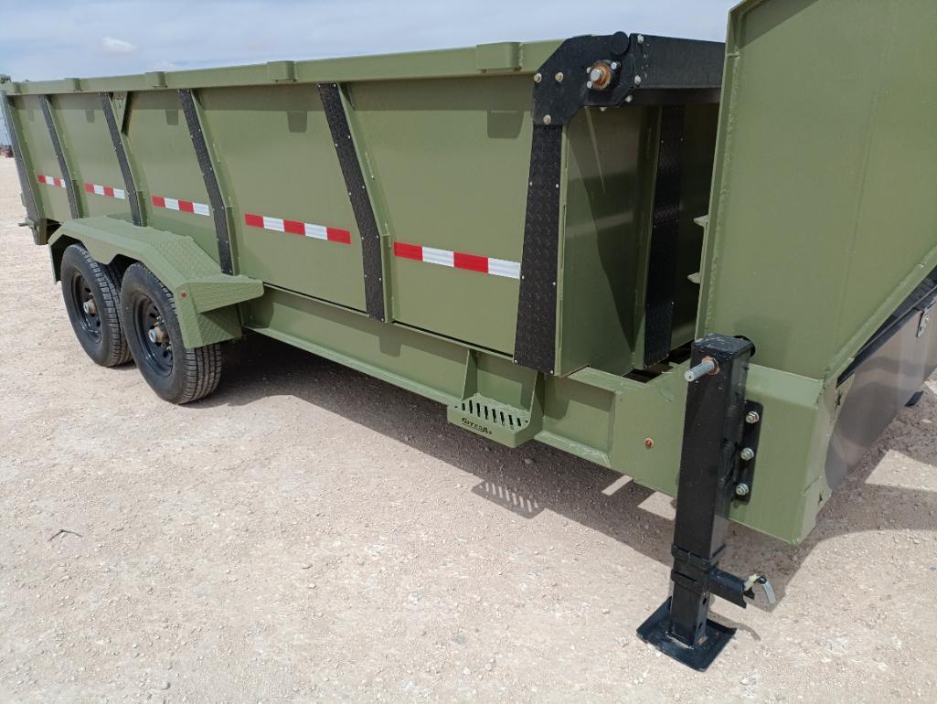 Unused 2025 Gitesa 16Ft Gooseneck Dump Trailer