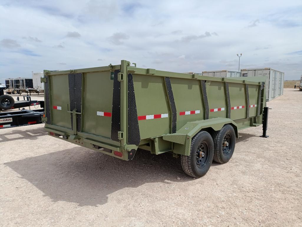 Unused 2025 Gitesa 16Ft Gooseneck Dump Trailer
