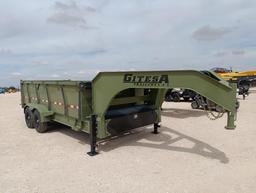 Unused 2025 Gitesa 16Ft Gooseneck Dump Trailer