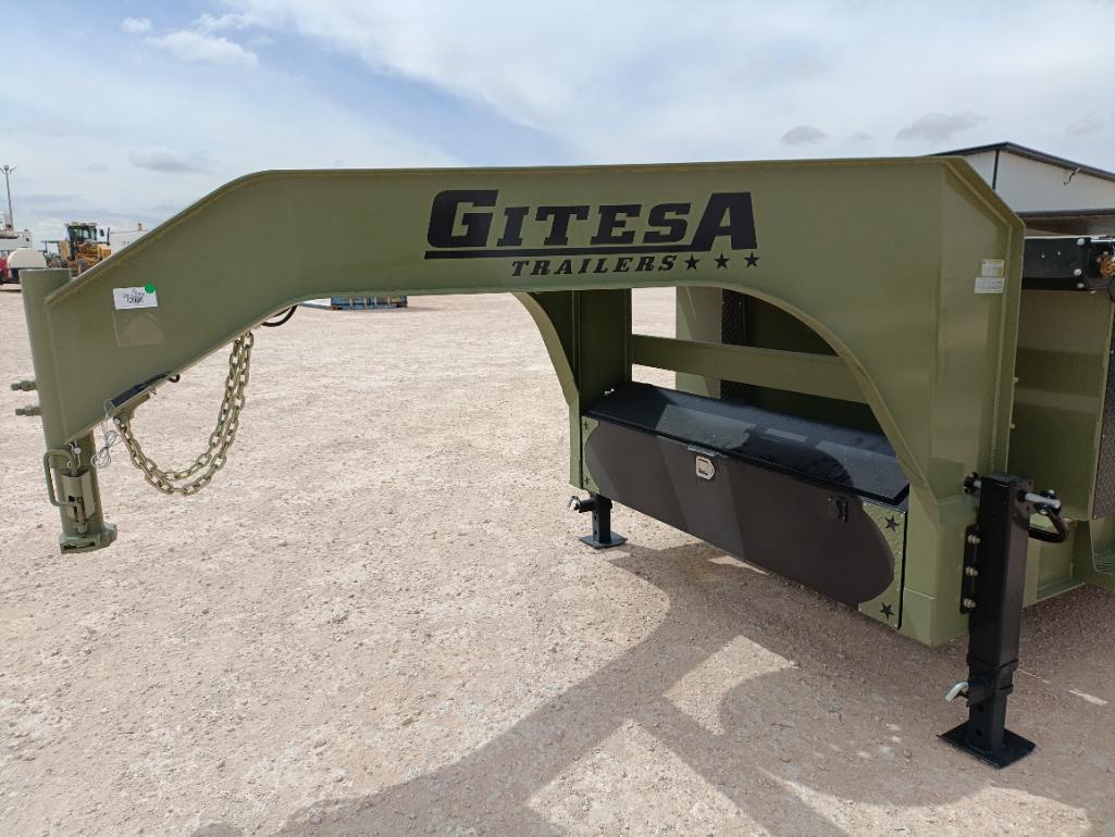 Unused 2025 Gitesa 16Ft Gooseneck Dump Trailer