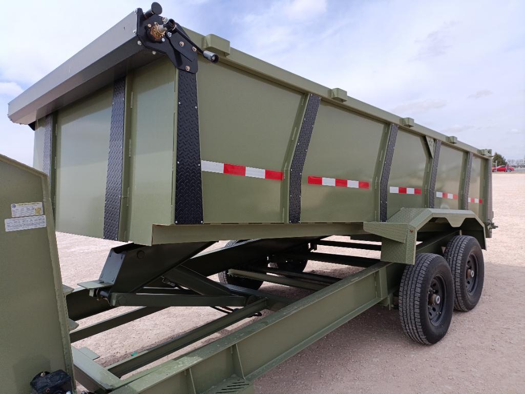 Unused 2025 Gitesa 16Ft Gooseneck Dump Trailer