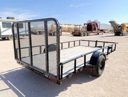 Gitesa Single Axle Utility Trailer VIN# 00026
