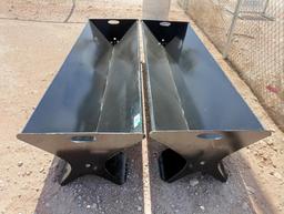 Unused (2) Heavy Duty 90'' Cattle Feeders