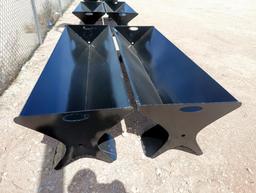 Unused (2) Heavy Duty 90'' Cattle Feeders