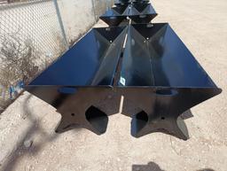 Unused (2) Heavy Duty 90'' Cattle Feeders