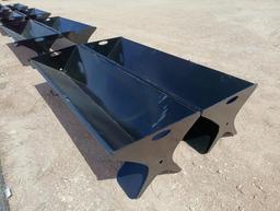 Unused (2) Heavy Duty 90'' Cattle Feeders
