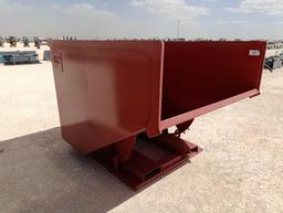 Unused 3 CY. Self Dumping Hopper w/Fork Pockets