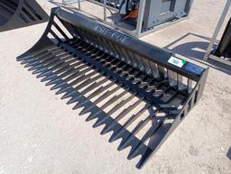 Unused 66" Rock Bucket (Skid Steer Attachment)