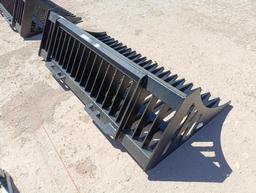 Unused 66" Rock Bucket (Skid Steer Attachment)
